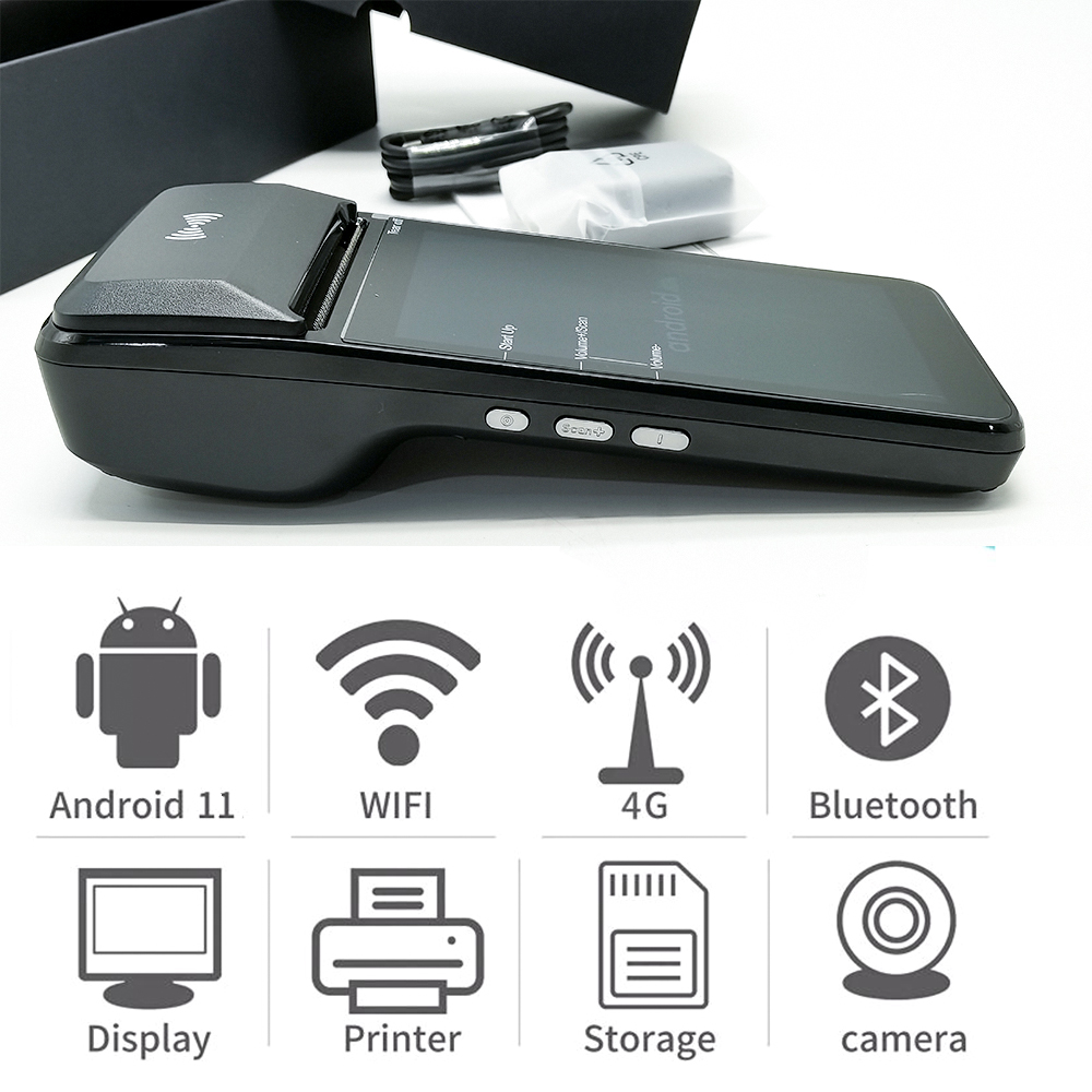 Платежный терминал Android 11 H8 высшего качества Pos-терминал NFC Card Reader Pos-терминал